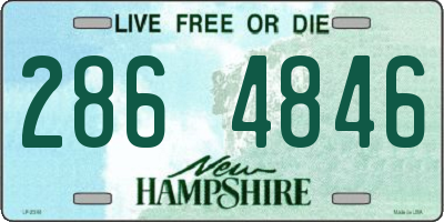 NH license plate 2864846
