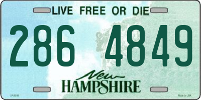 NH license plate 2864849