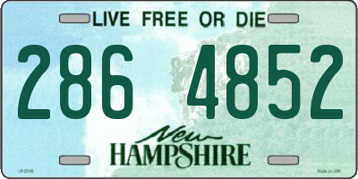 NH license plate 2864852