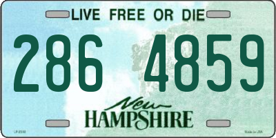 NH license plate 2864859