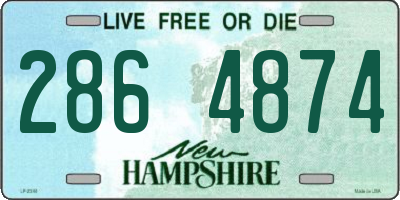 NH license plate 2864874