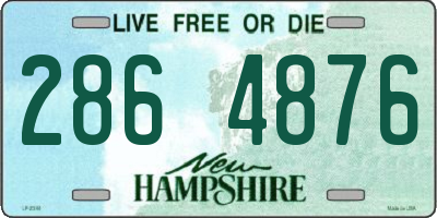 NH license plate 2864876
