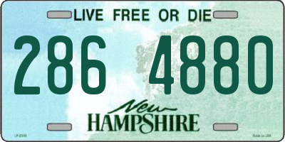 NH license plate 2864880