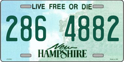 NH license plate 2864882