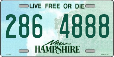 NH license plate 2864888