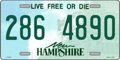NH license plate 2864890