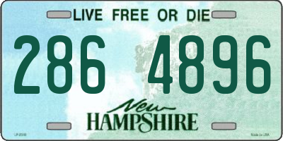 NH license plate 2864896