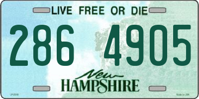 NH license plate 2864905