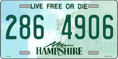 NH license plate 2864906