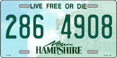 NH license plate 2864908