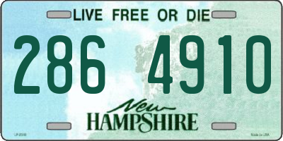 NH license plate 2864910