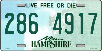 NH license plate 2864917