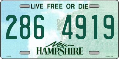 NH license plate 2864919
