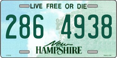 NH license plate 2864938