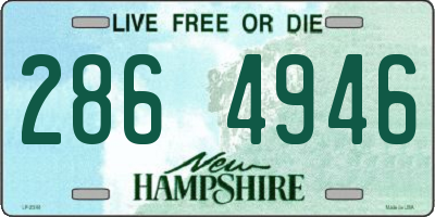 NH license plate 2864946