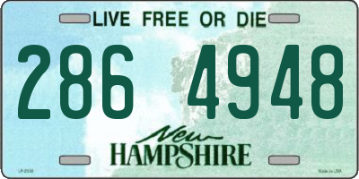 NH license plate 2864948