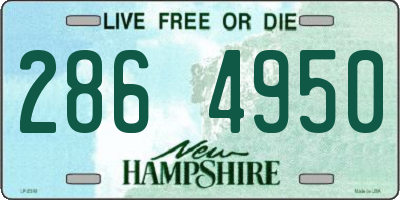 NH license plate 2864950