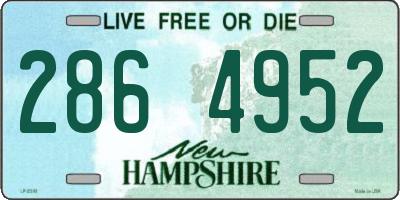 NH license plate 2864952