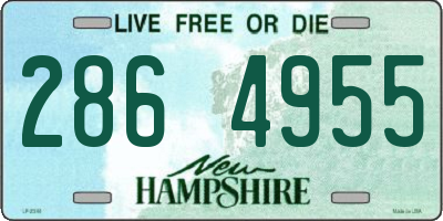 NH license plate 2864955