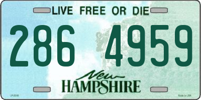 NH license plate 2864959