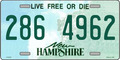 NH license plate 2864962