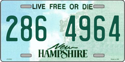 NH license plate 2864964