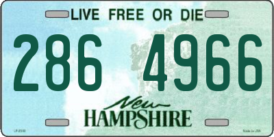 NH license plate 2864966