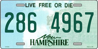NH license plate 2864967