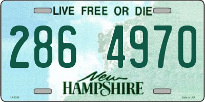 NH license plate 2864970