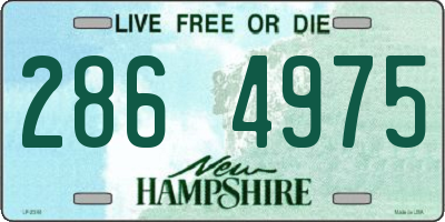 NH license plate 2864975