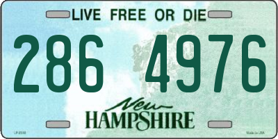 NH license plate 2864976