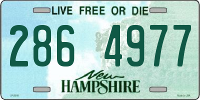 NH license plate 2864977
