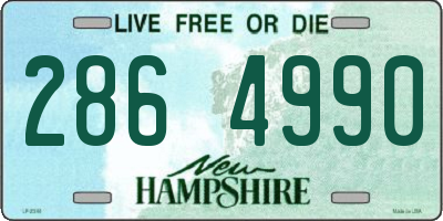 NH license plate 2864990