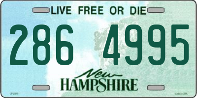NH license plate 2864995