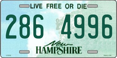 NH license plate 2864996
