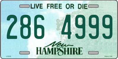 NH license plate 2864999