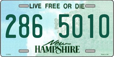 NH license plate 2865010