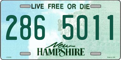 NH license plate 2865011