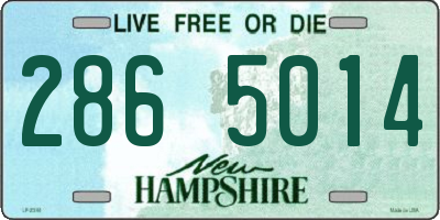 NH license plate 2865014