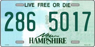 NH license plate 2865017