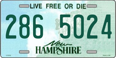 NH license plate 2865024