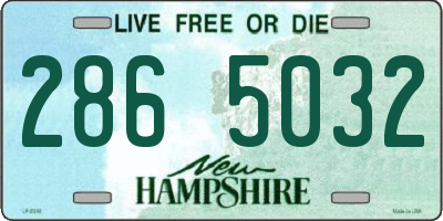 NH license plate 2865032