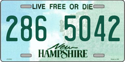 NH license plate 2865042