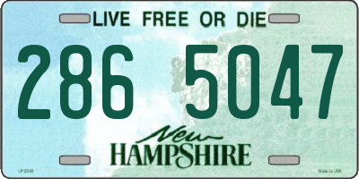 NH license plate 2865047