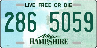 NH license plate 2865059