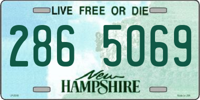 NH license plate 2865069