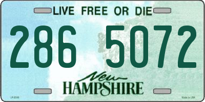NH license plate 2865072