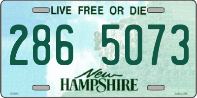 NH license plate 2865073