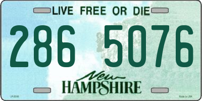 NH license plate 2865076
