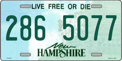 NH license plate 2865077